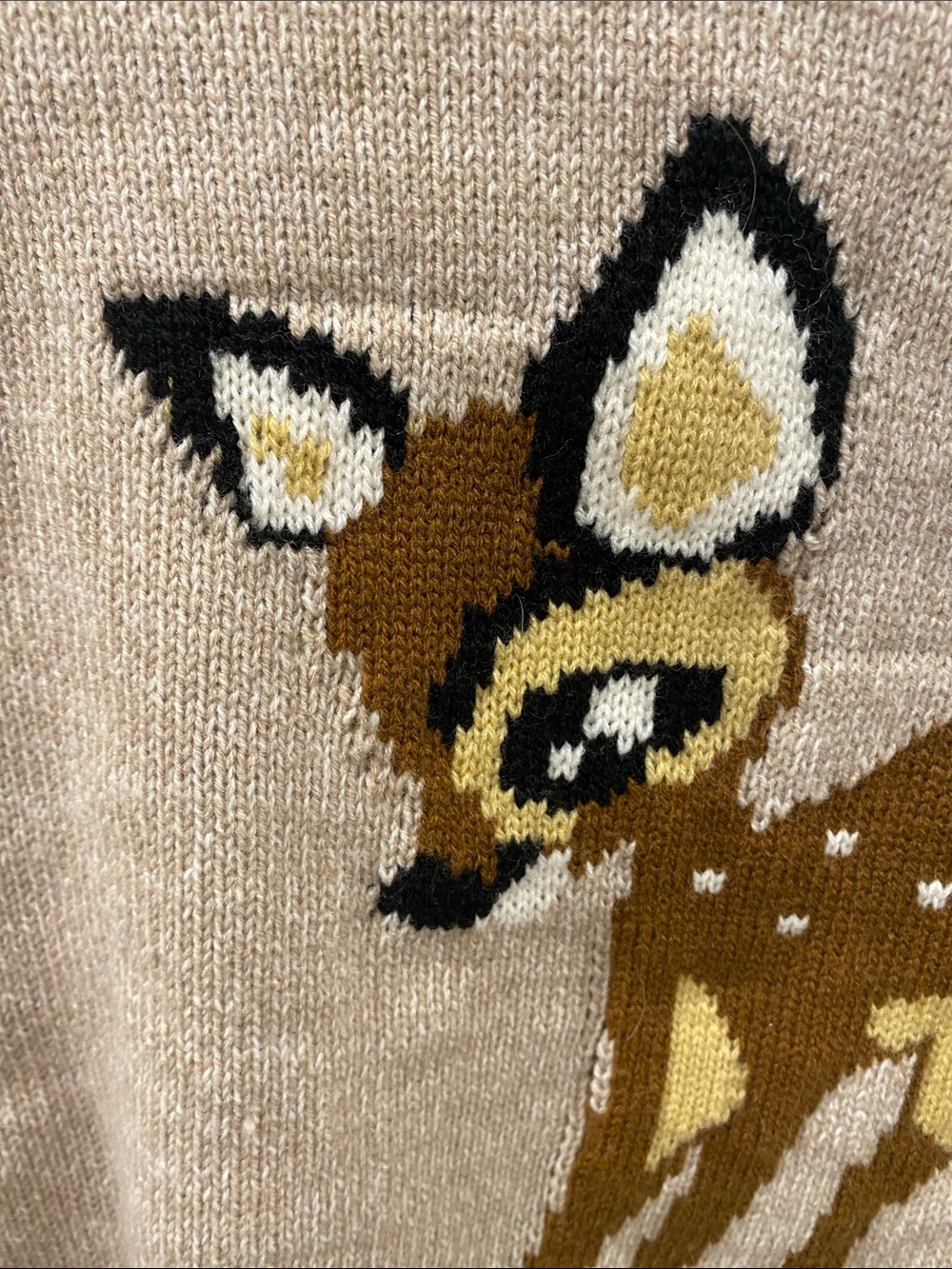Disney Parks Knitted Bambi Sweater 1X - Picture 4 of 4